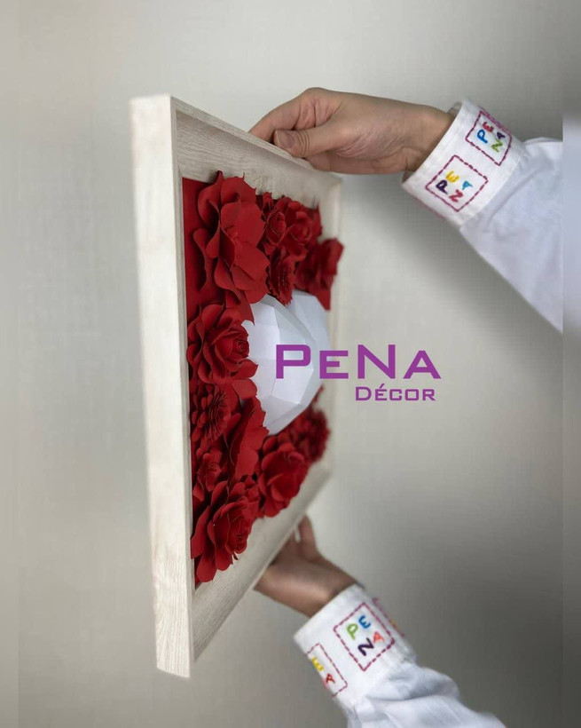 تابلو گل برجسته عشق جاودان