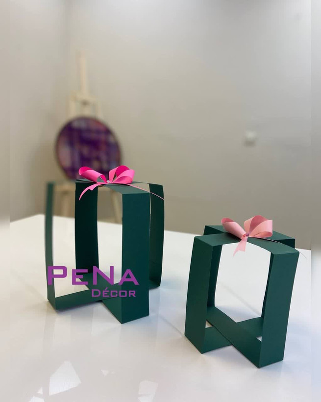 المان دکوراتیو طرح جعبه کادویی