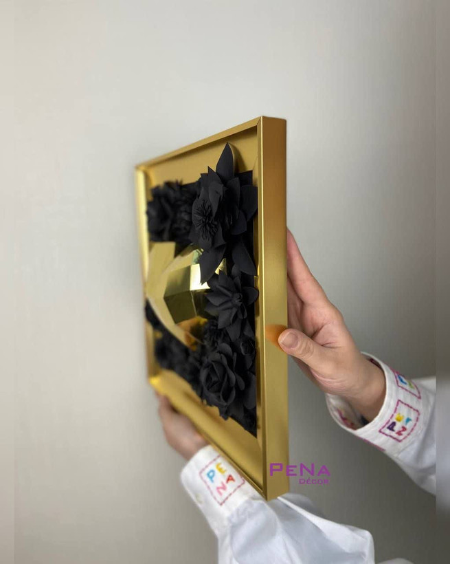 تابلو گل برجسته عشق جاودان