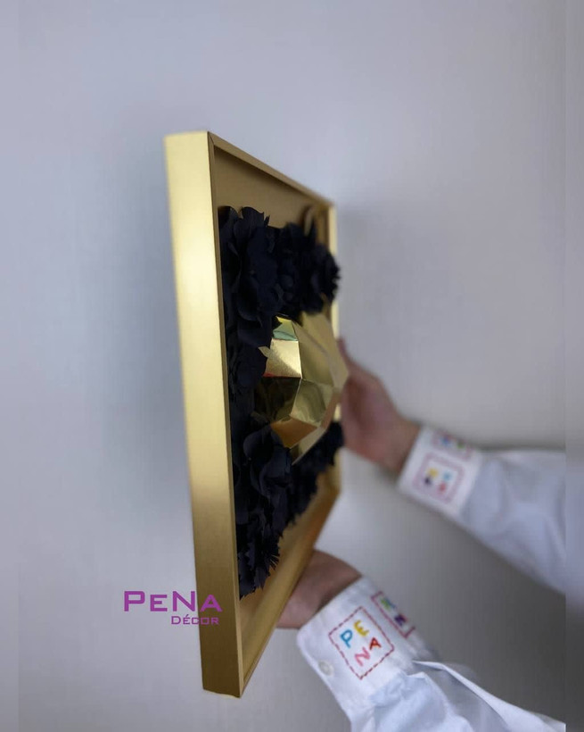 تابلو گل برجسته عشق جاودان