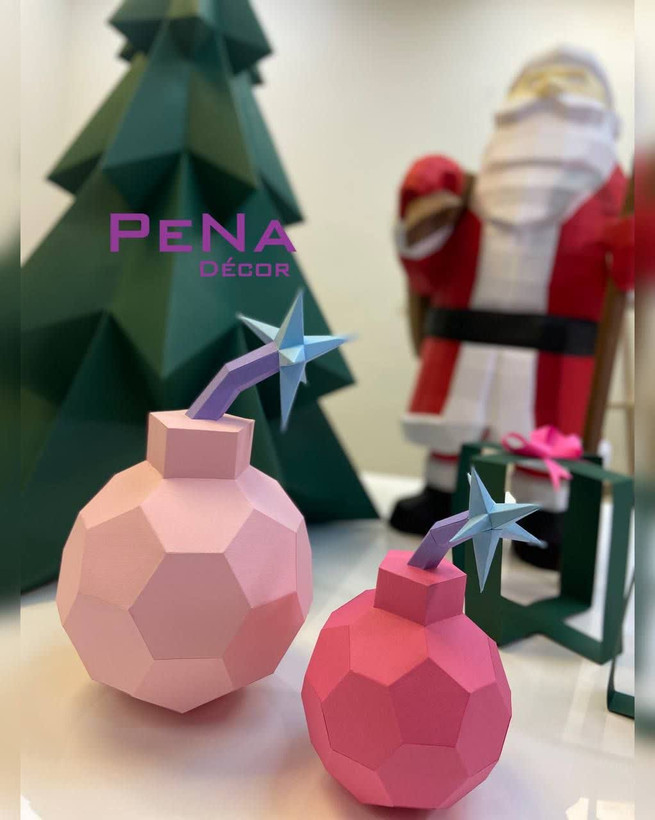 مجسمه دکوراتیو بمب جرقهای