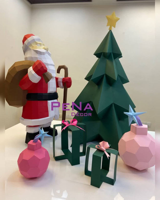 مجسمه دکوراتیو درخت کریسمس