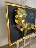 تابلو برجسته شیر ژیان