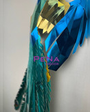 مجسمه دکوراتیو طاووس دیواری