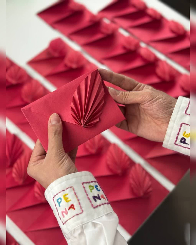 پاکت هدیه برگ