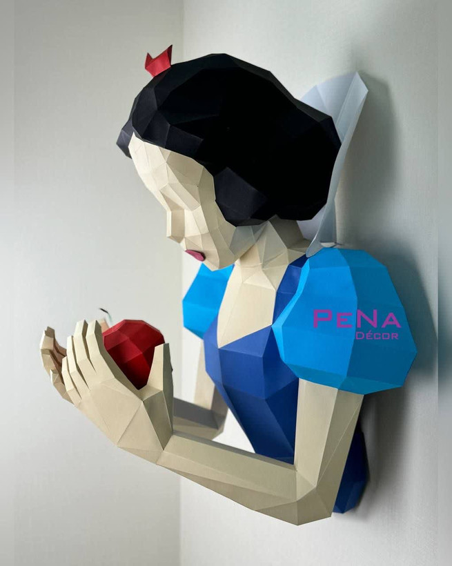 مجسمه دکوراتیو سفید برفی