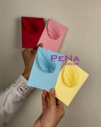 پاکت هدیه برگ