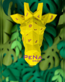 مجسمه دکوراتیو زرافه