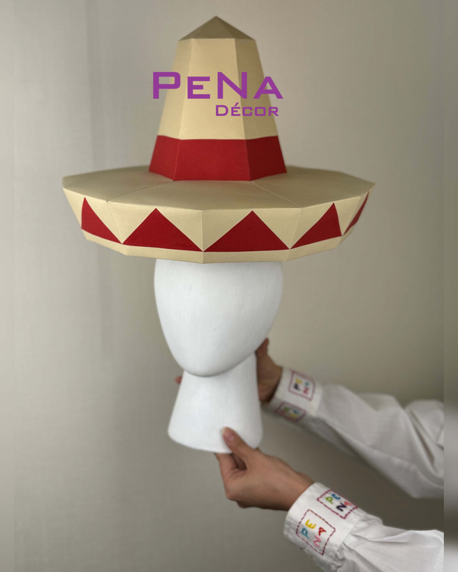 دکور سر مانکن کلاه مکزیکی