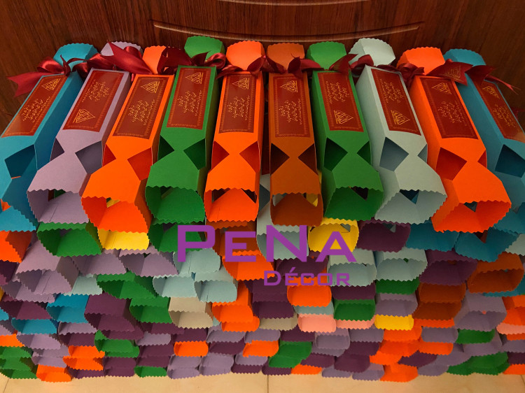 جعبه بسته بندی گیفت طرح شکلات