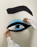 مجسمه دکوراتیو چشم و ابرو