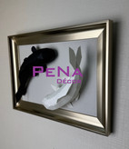 تابلو برجسته ماهی یونگ اند یانگ